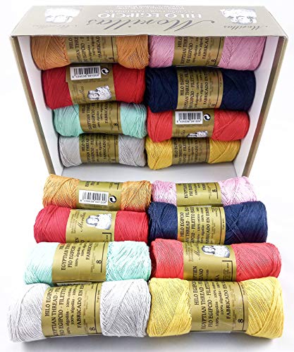 Morillas Zepelines Ne 8/2 cotone perlato serie 4 16x75 g assortiti