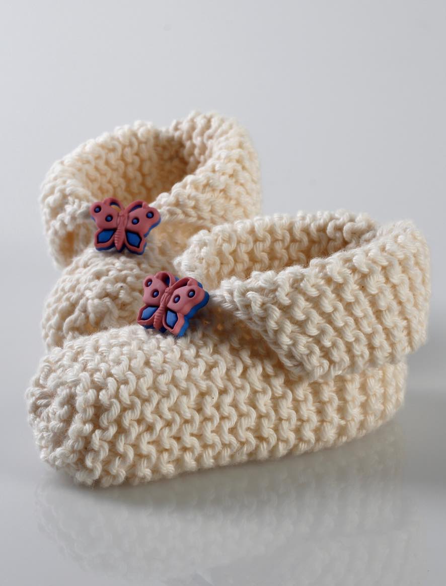 Rosarios4 39 Botinhas de Bebe modello maglia scarpine neonato
