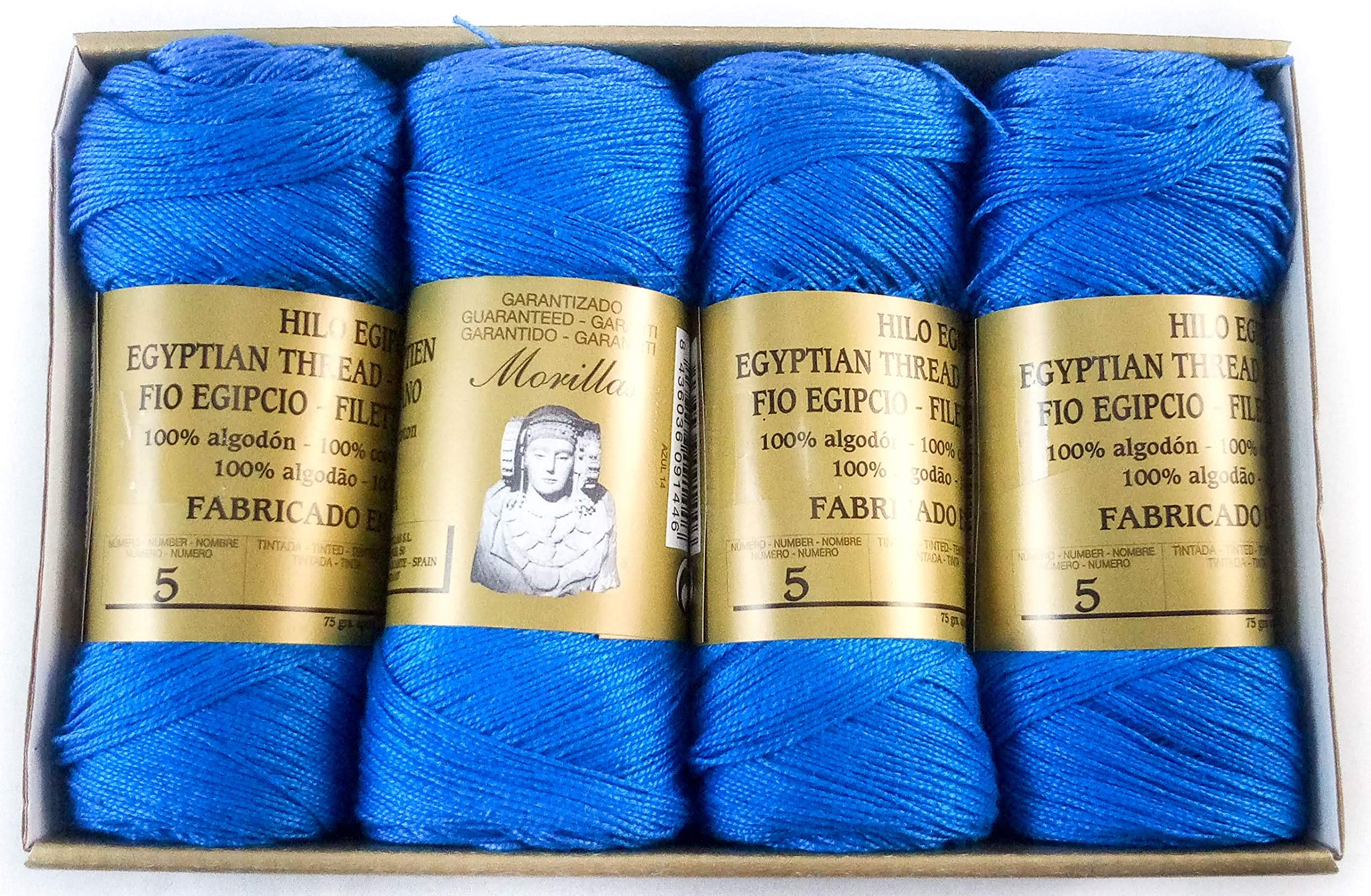 Morillas Zepelines Ne 5/2 cotone blu 14 8x75 g