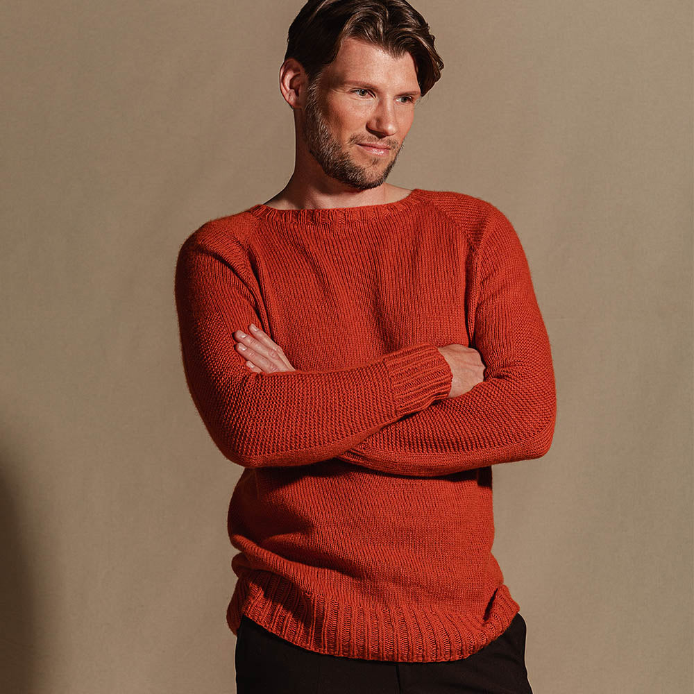 Pascuali Toba schema maglia pullover cashmere raglan