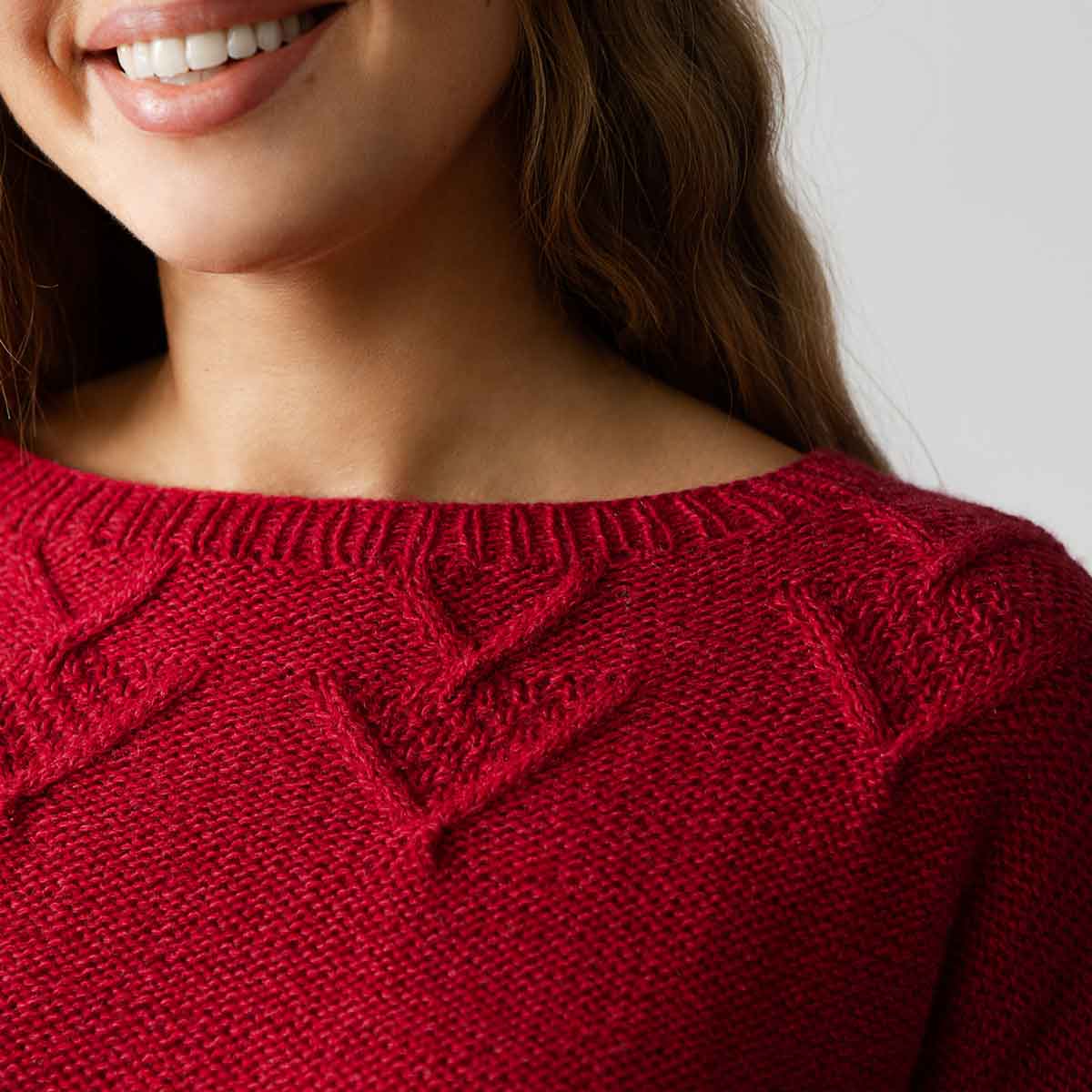 Pascuali Peggy maglione schema maglia aran