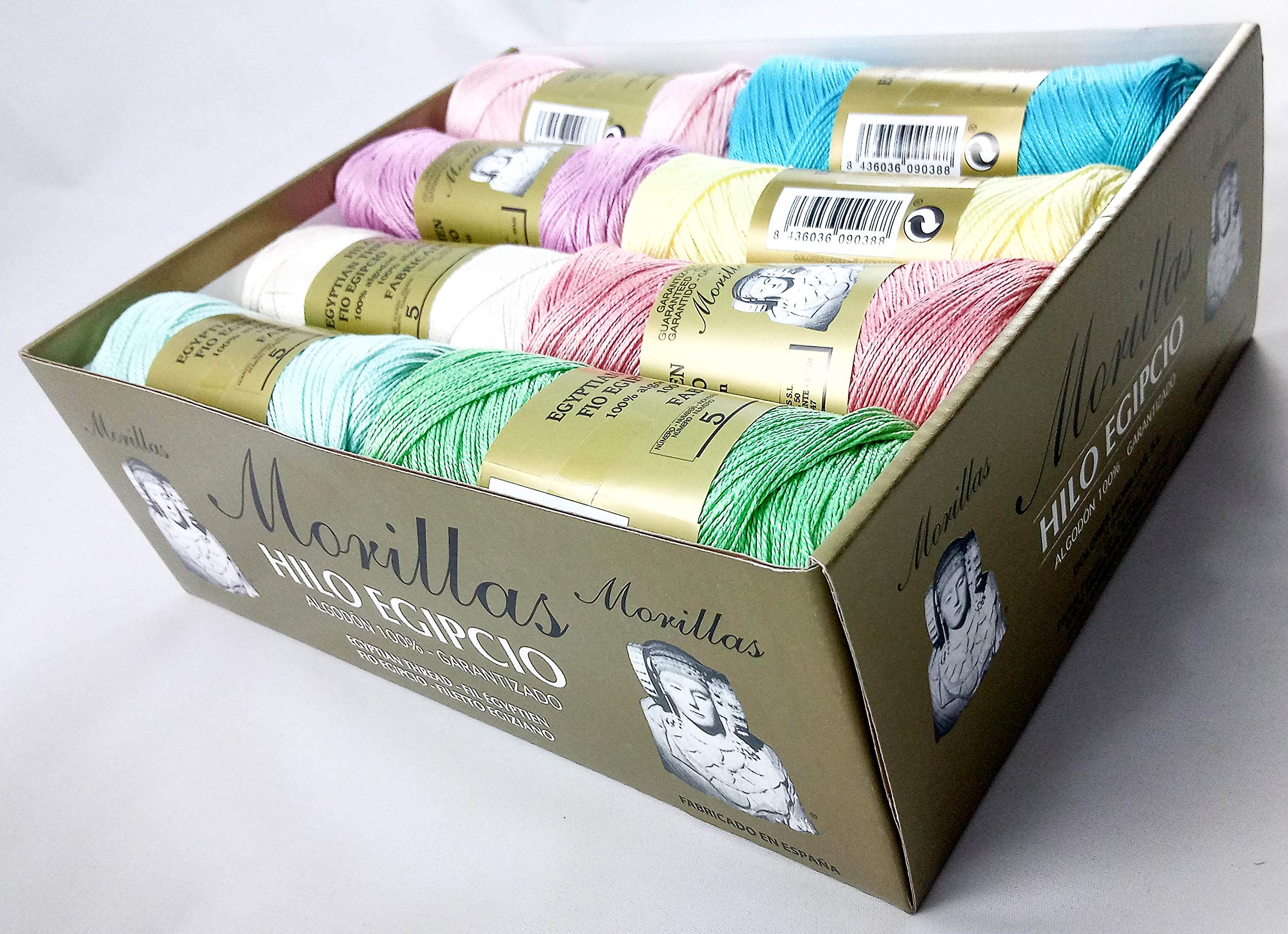 Morillas Zepelines Ne 5/2 filo cotone 16 gomitoli colori chiari