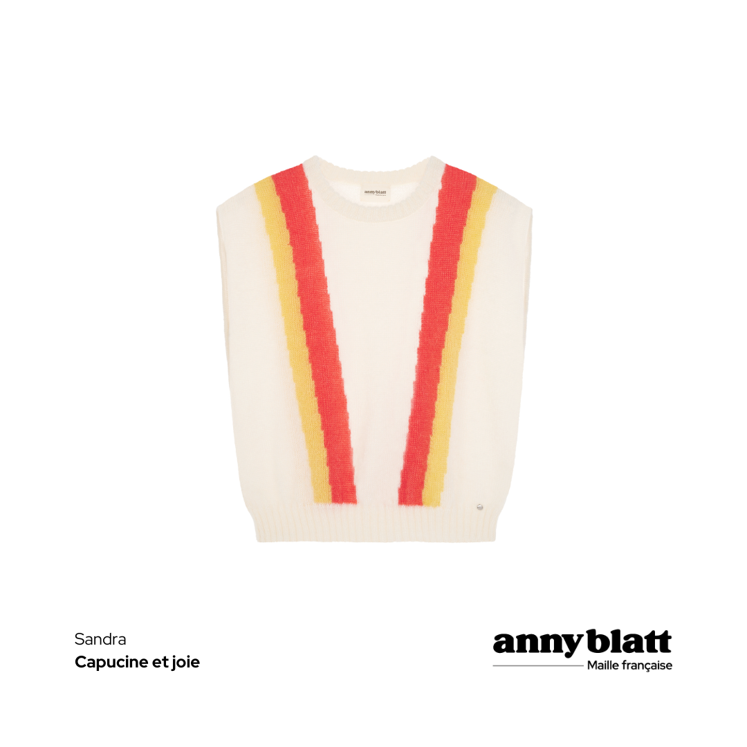 Anny Blatt Sandra top mohair Capucine e Joie