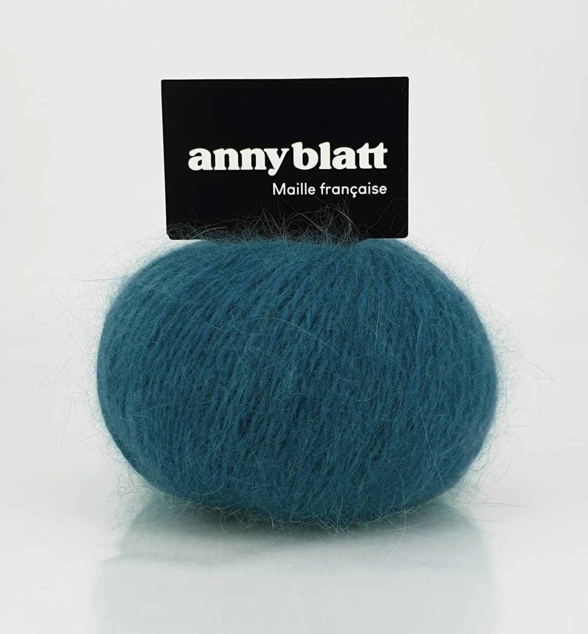 Anny Blatt Karina kit maglia passamontagna angora naturale