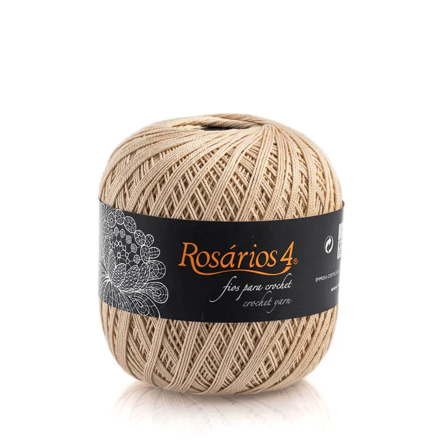 Rosarios4 Crochet filo uncinetto bianco e grezzo