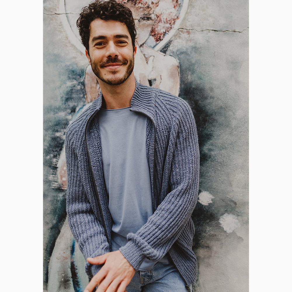Pascuali Ketan cardigan schema maglia cerniera