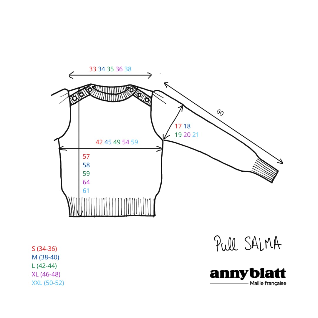 Anny Blatt Salma kit maglia merino extrafine