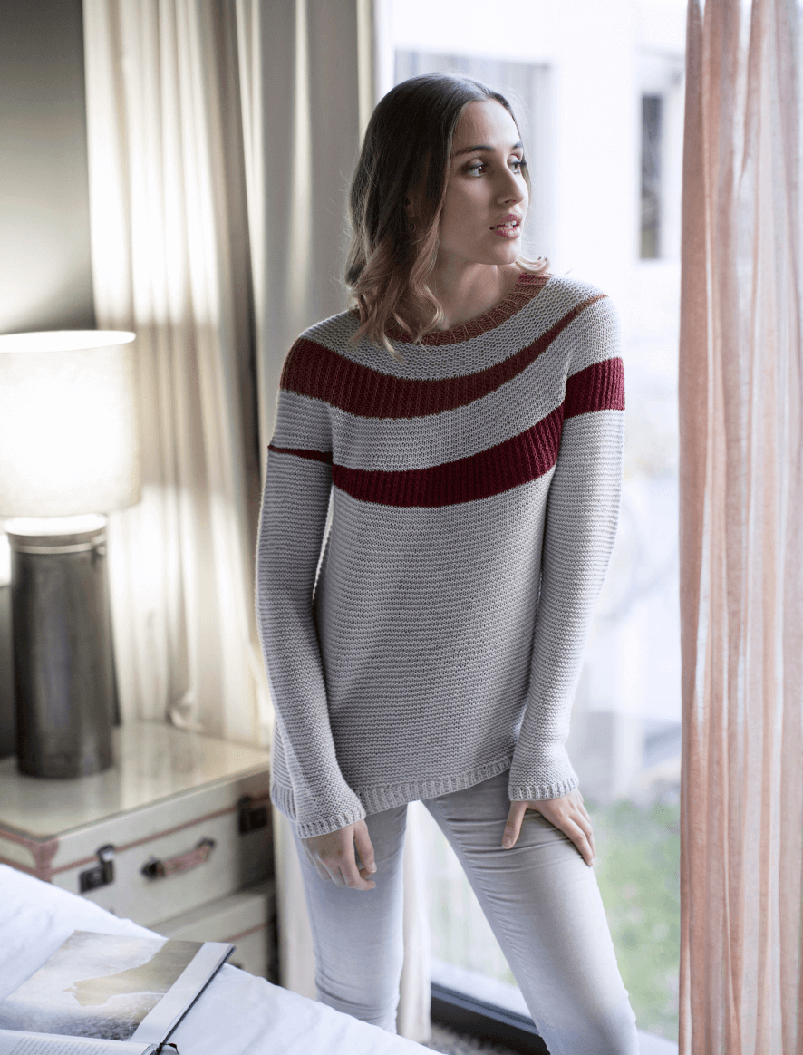 Rosarios4 209 Camisola Abraco modello maglione donna