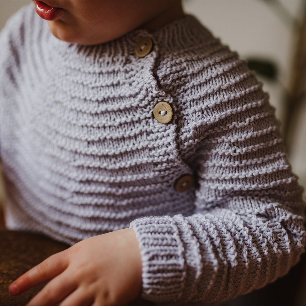 Pascuali Davaa cardigan neonato schema maglia 0-24 mesi