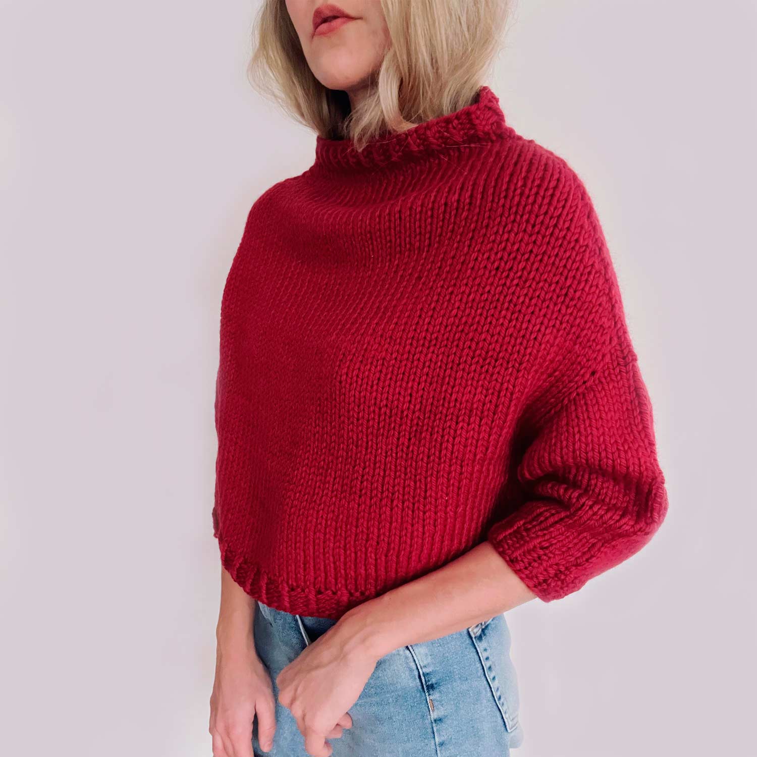 Pascuali Sandrina schema pullover top-down Maximo tinta unita