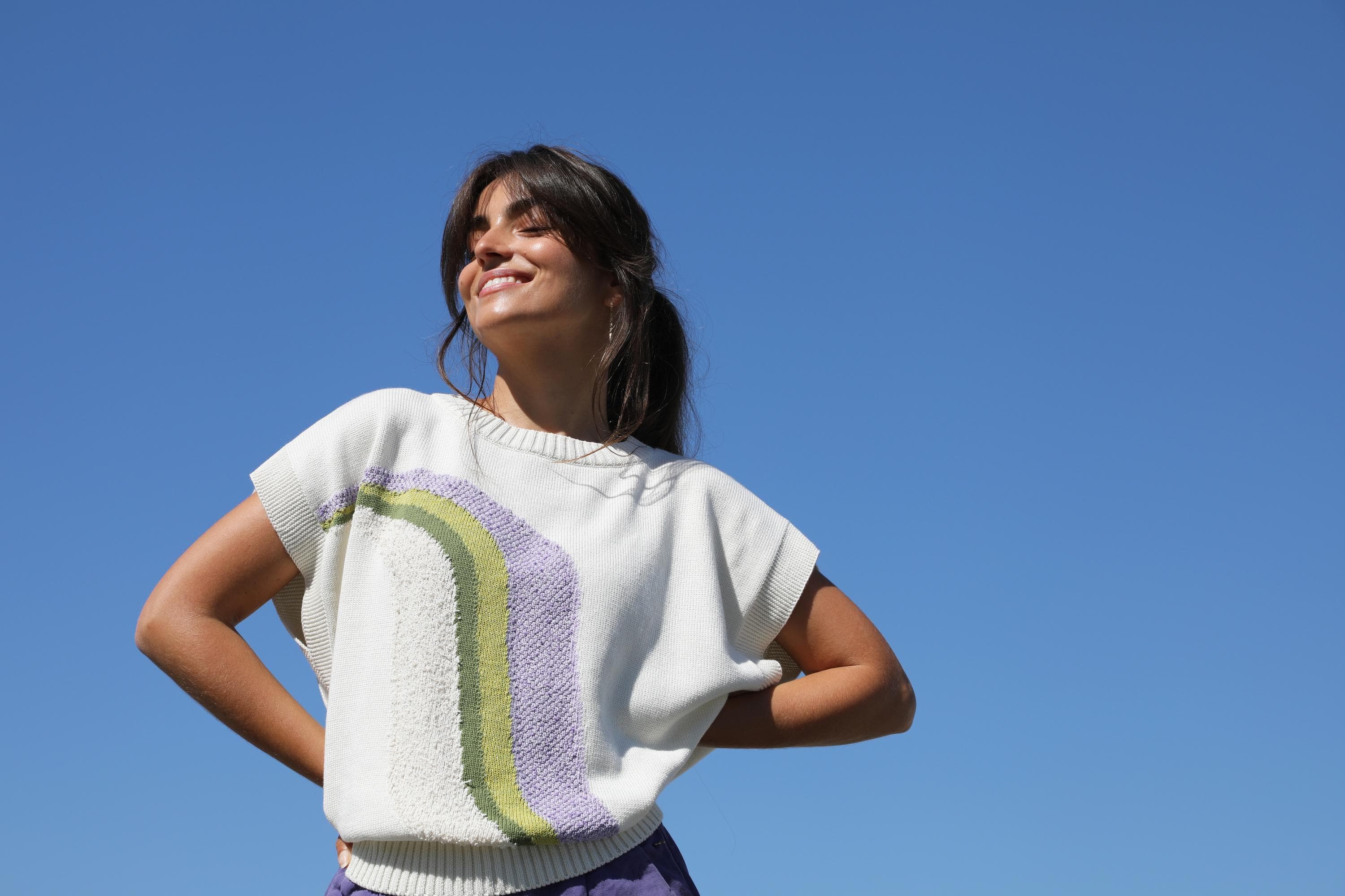 Annyblatt Charlie top cotone lavanda edizione limitata