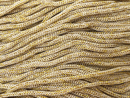 Il Filo di Arianna Swan Black cordino thai nero-oro glitter borse