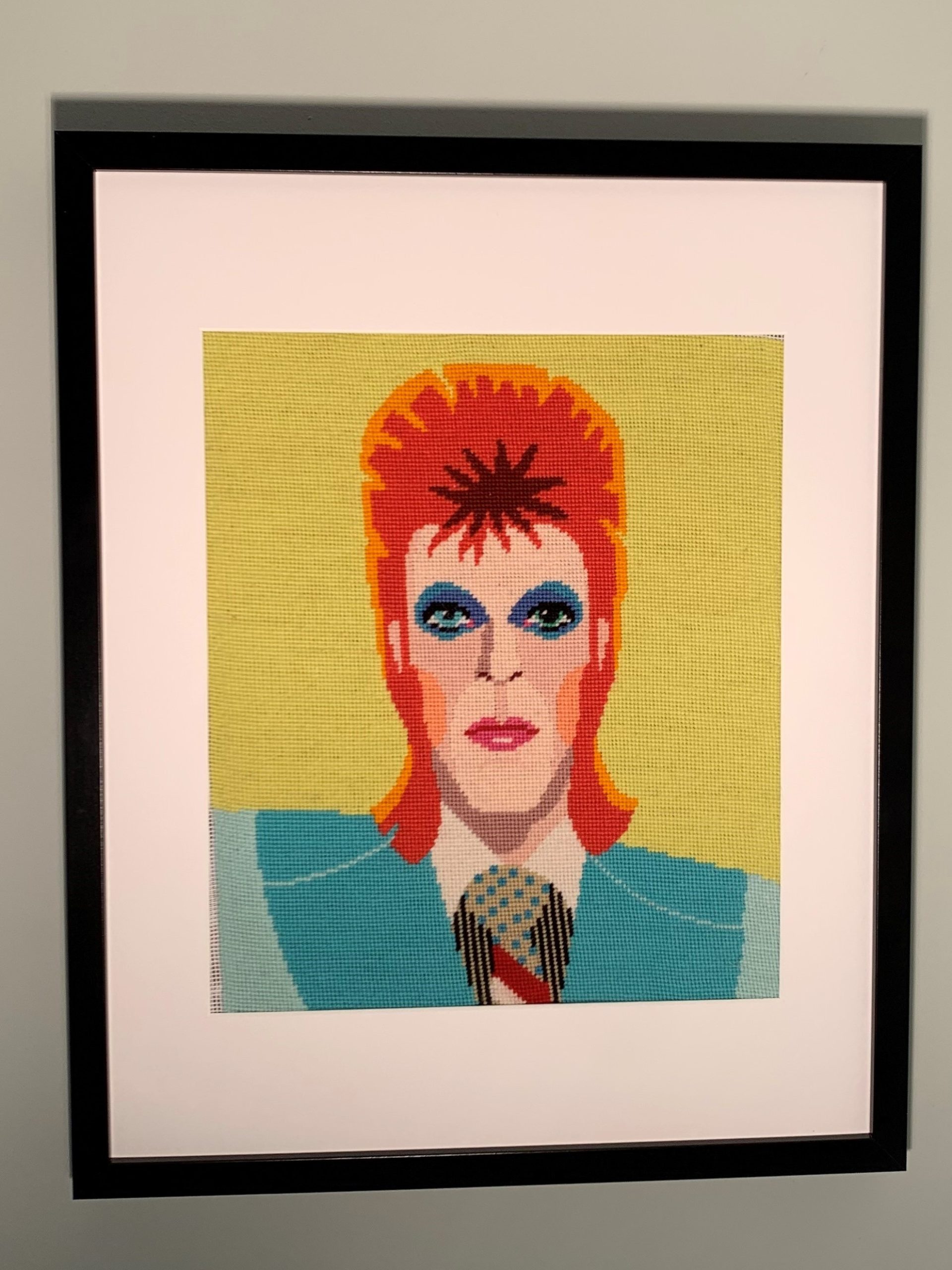 Appleton David Bowie kit arazzo lana ricamo
