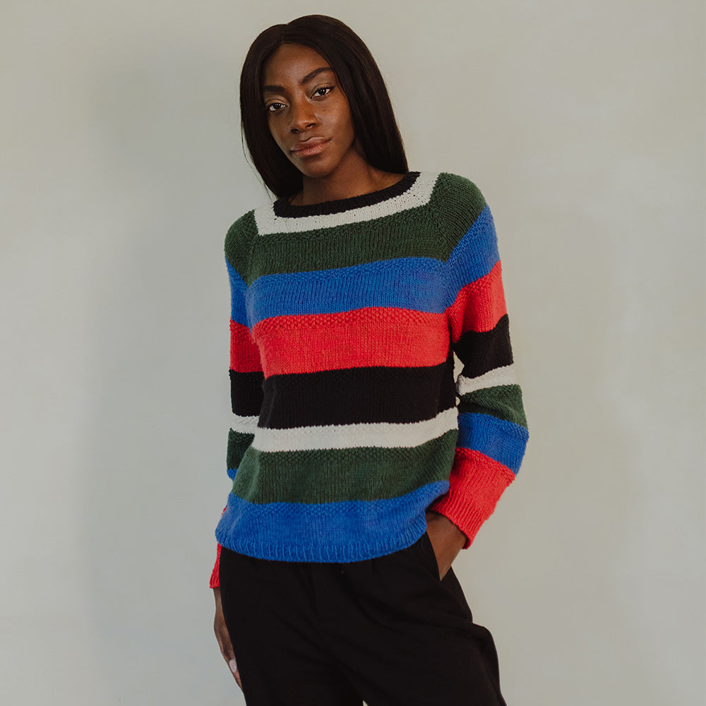 Pascuali Obuna Pullover schema colorblock