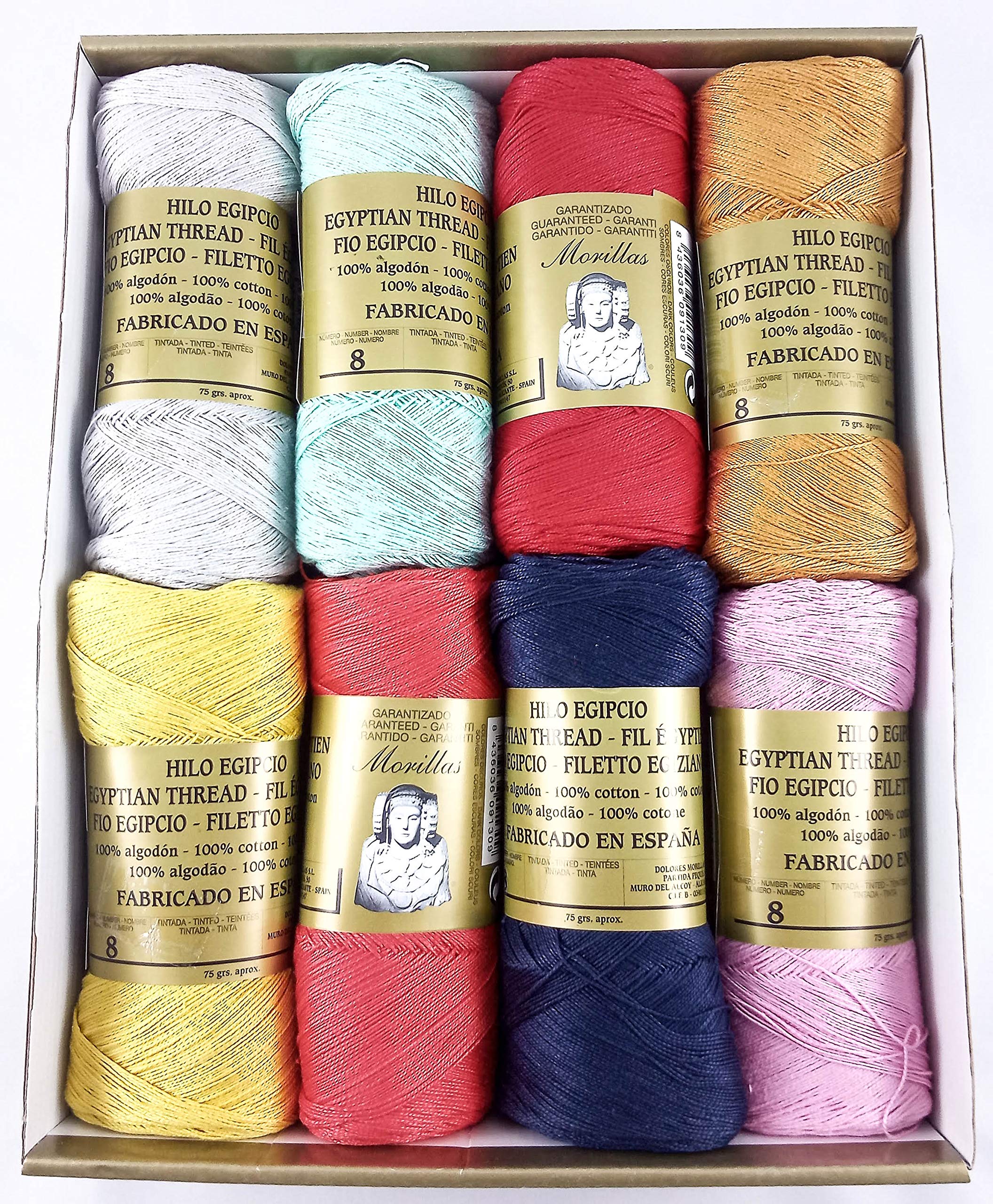 Morillas Zepelines Ne 8/2 cotone perlato serie 4 16x75 g assortiti