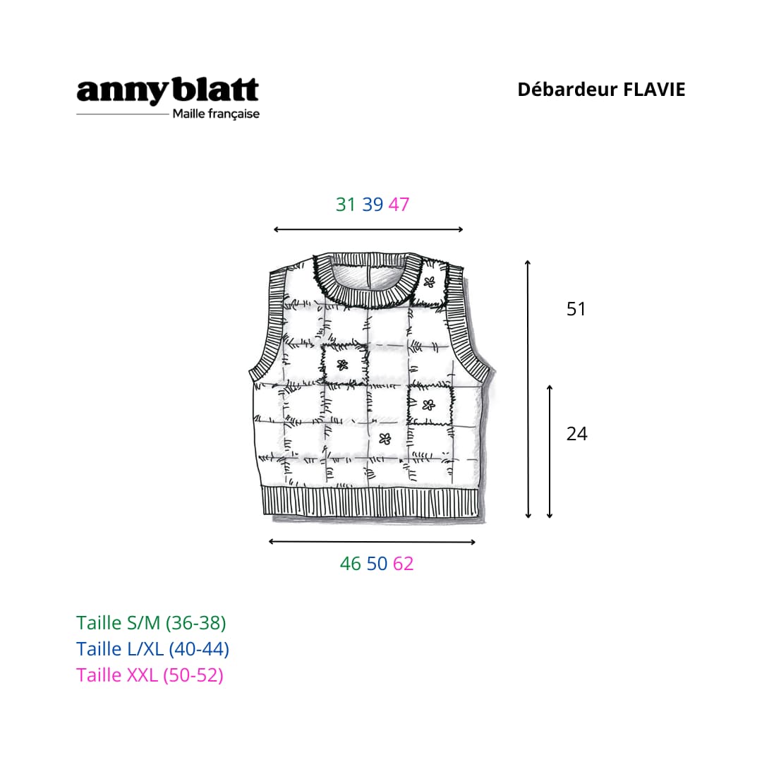 Annyblatt Flavie kit uncinetto top cotone
