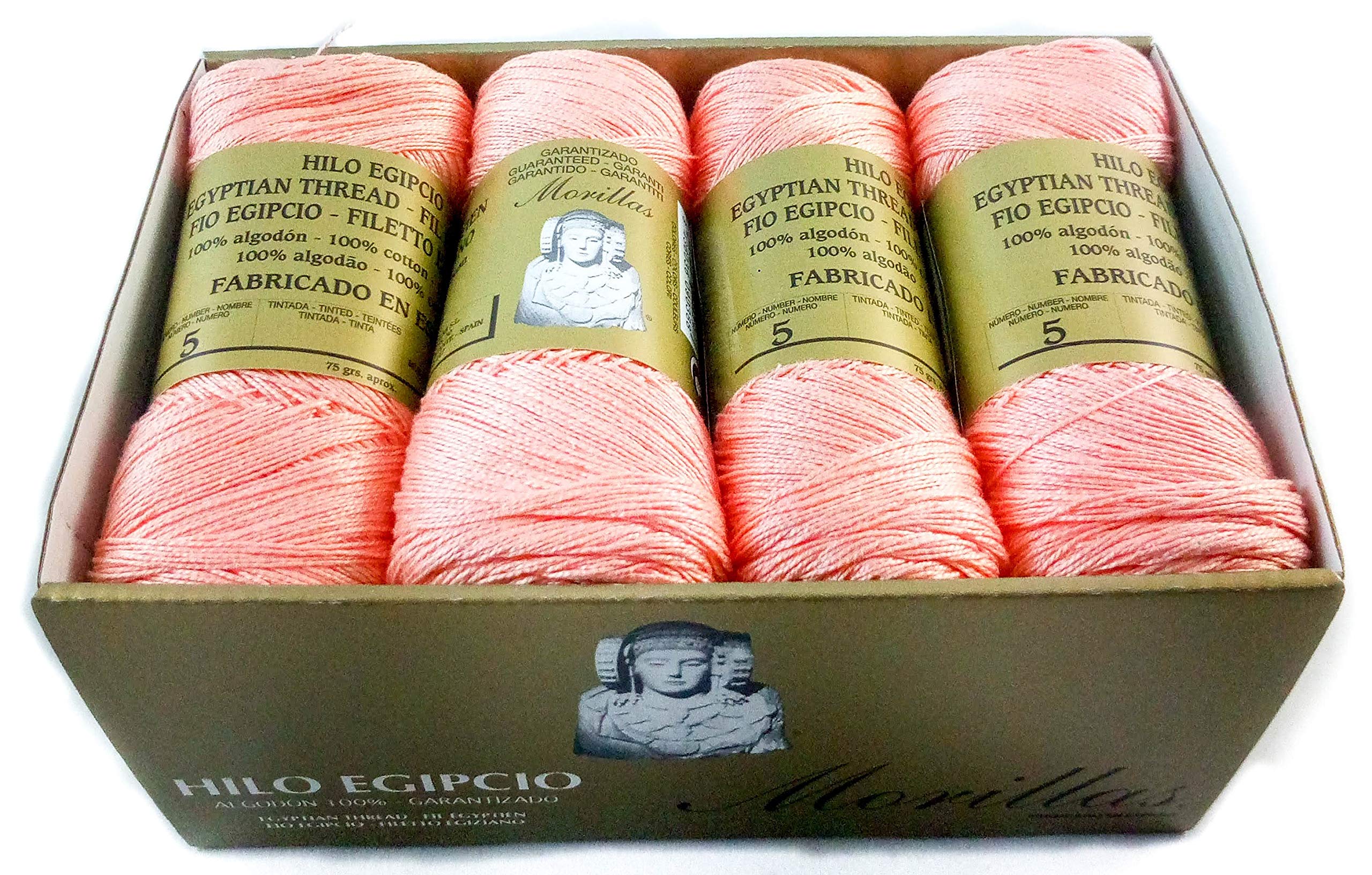 Morillas Zepelines Ne 5/2 filo di cotone salmone 2 x8 mercerizzato
