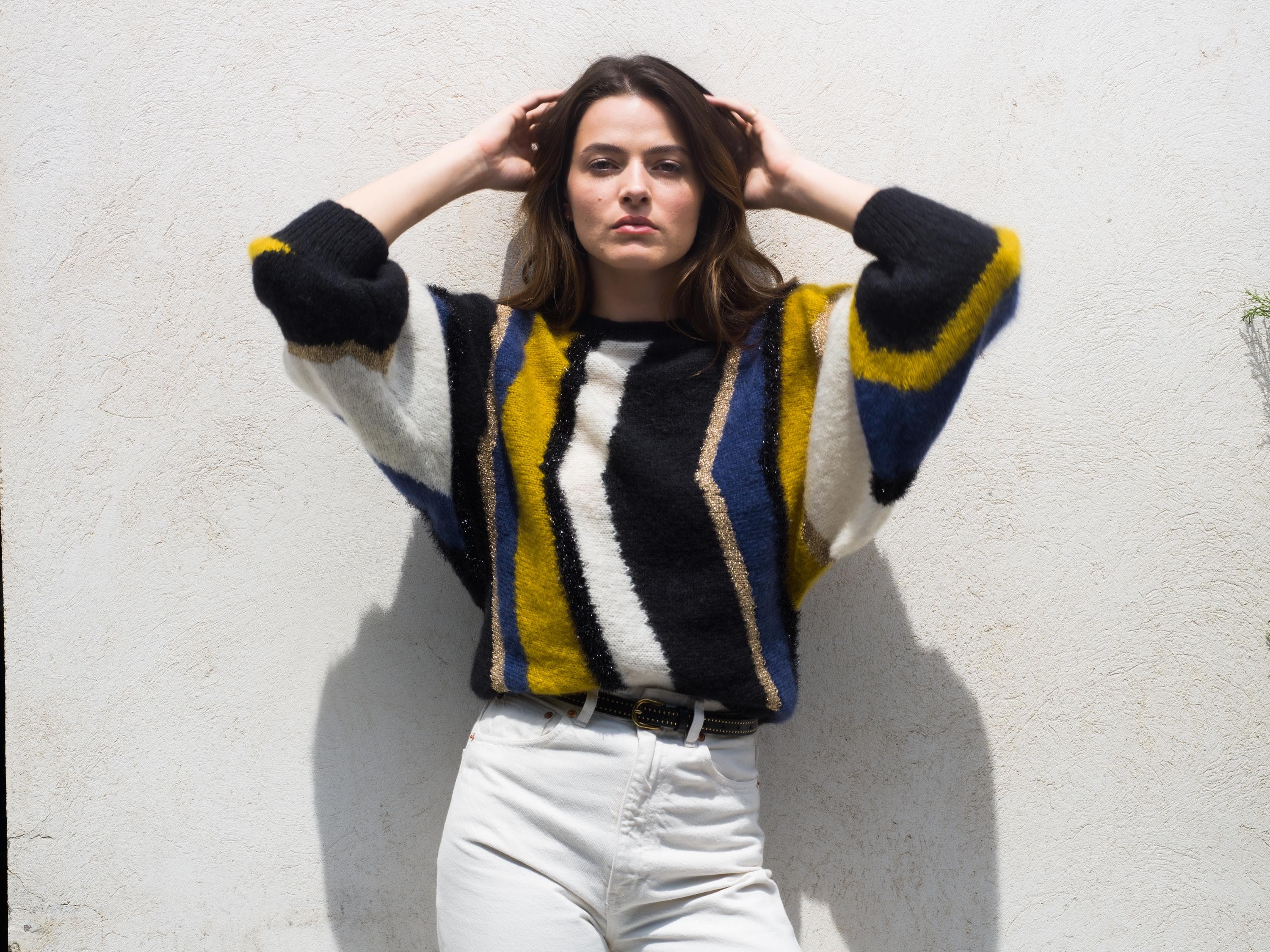 Anny Blatt Dakota pull da lavorare nero S