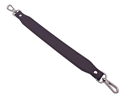 Il Filo di Arianna tracollina similpelle 36x2,9 cm nero oro