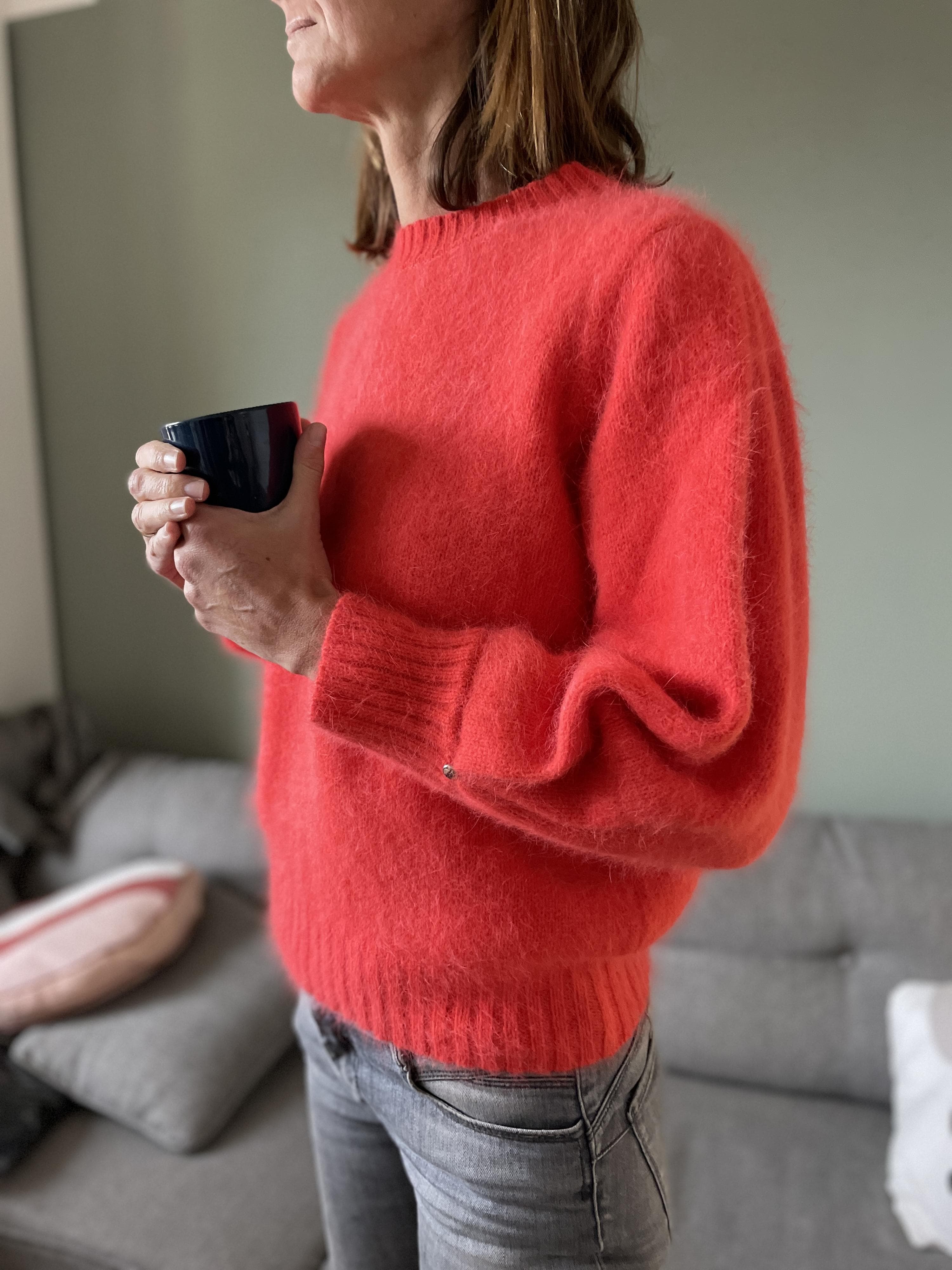 Annyblatt Alix maglione M capucine angora merino
