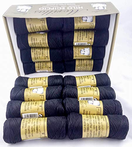 Morillas Zepelines Ne 8/2 cotone perlato 16x75g nero