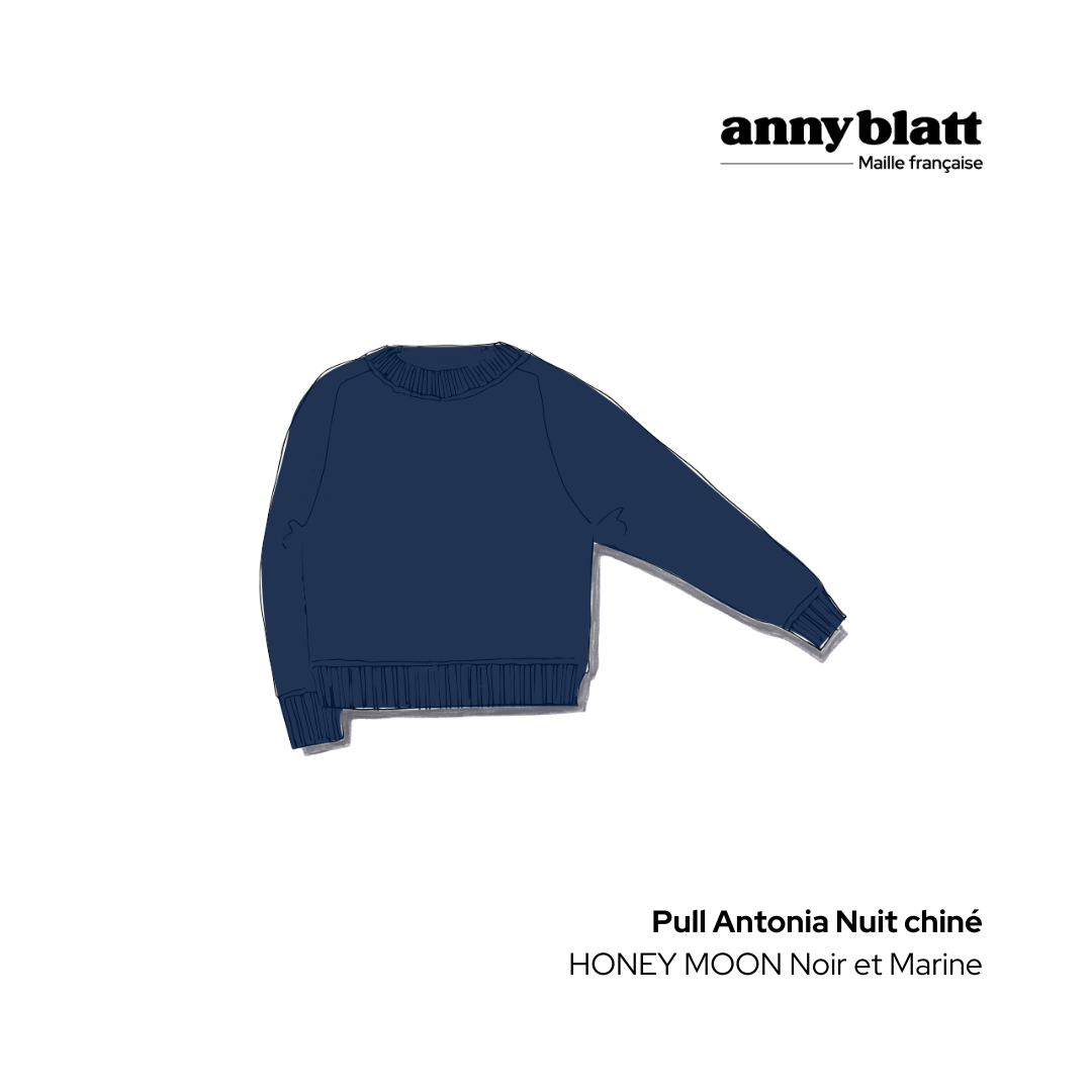 Annyblatt Antonia kit maglia pullover mohair chiné