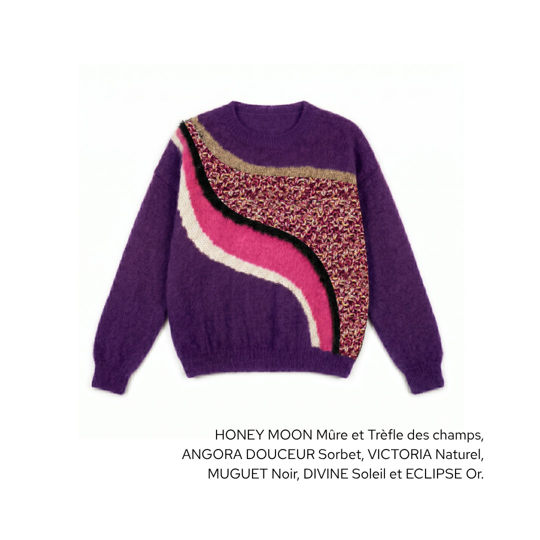 Annyblatt Charlize kit maglia pullover mohair