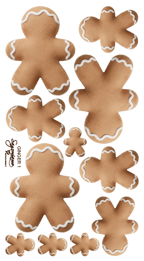 Il Filo di Arianna Ginger 1 pannello stoffa 25x45 PAN 05