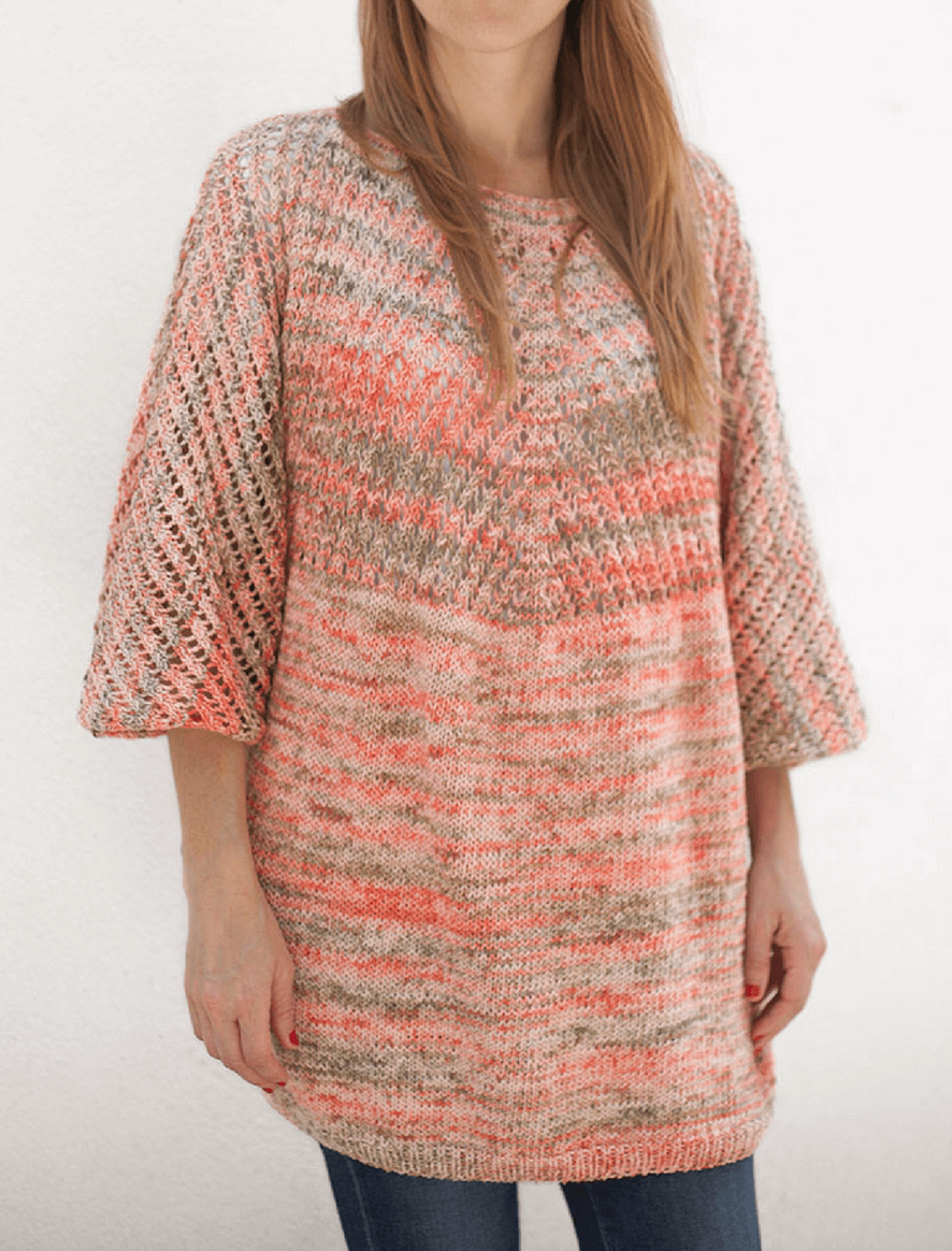 Rosarios4 146 Tunica For Nature Print schema maglia donna