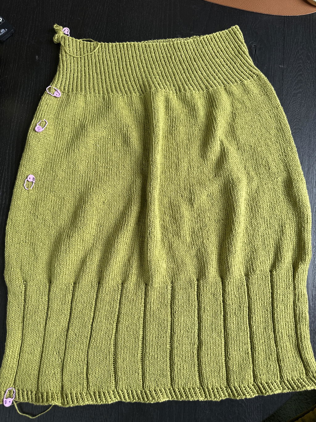 Pascuali Priya Skirt schema maglia gonna estiva traforata