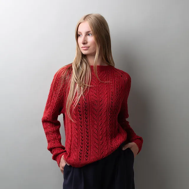 Pascuali Lace Flow Sweater schema maglia traforato