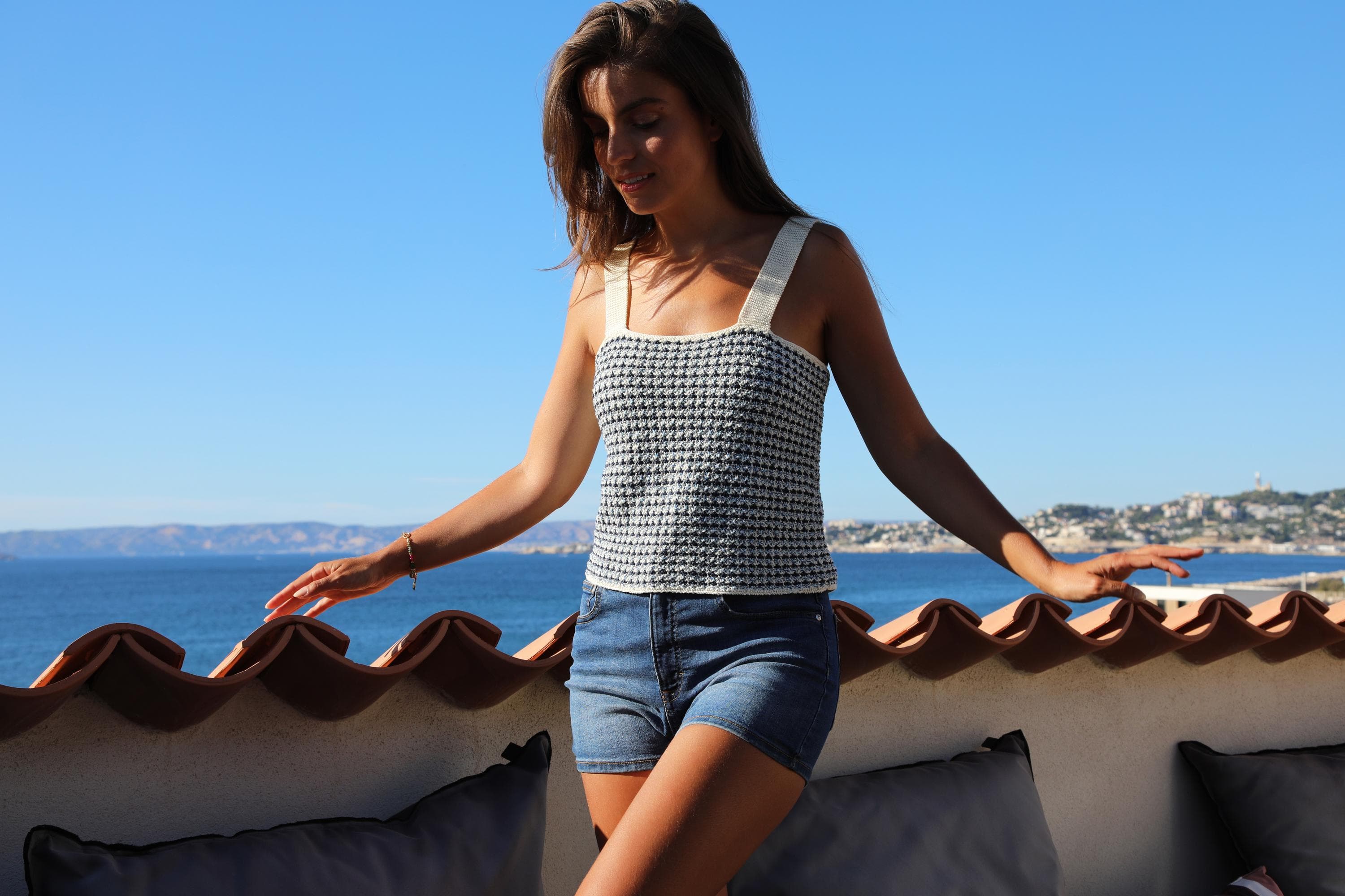 Annyblatt Bonnie top kit maglia cotone estivo