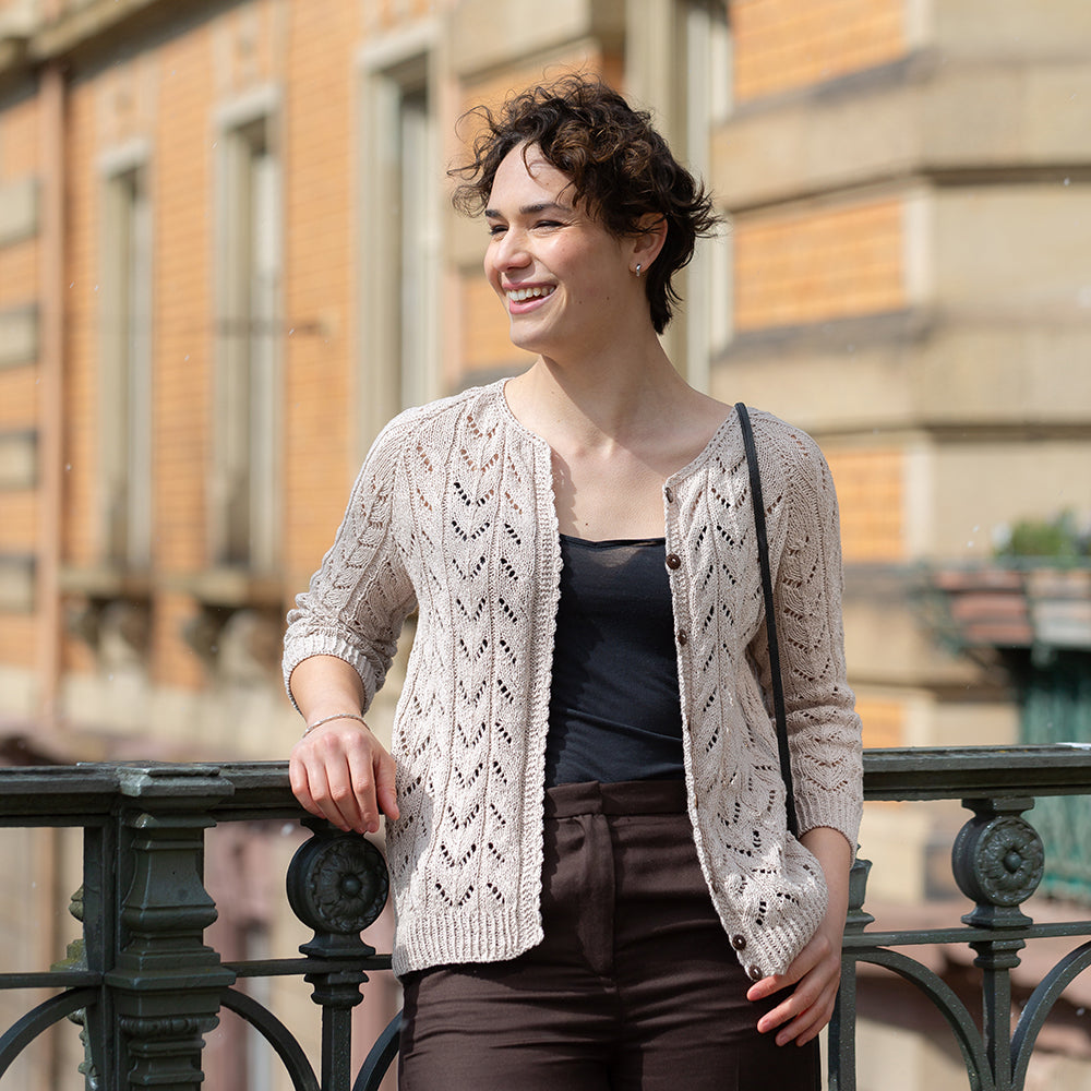 Pascuali Light Drift Cardigan schema maglia PDF estivo