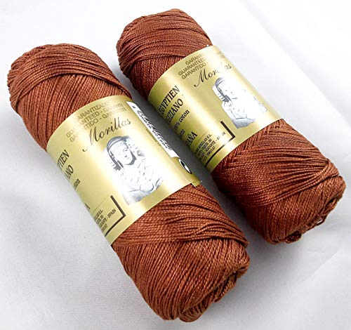 Morillas Zepelines Ne 5/2 filo cotone 2x75 g marrone 17 mercerizzato