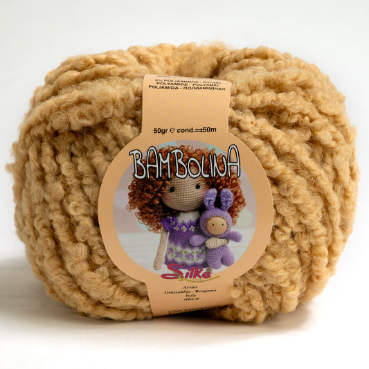 Il Filo di Arianna Bambolina gomitolo bouclé Beige 18 50g