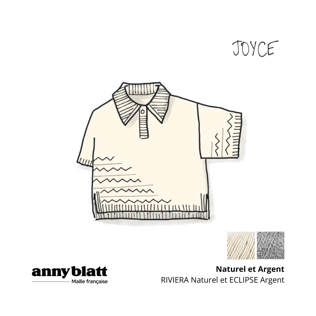 Anny Blatt Joyce polo kit maglia cotone