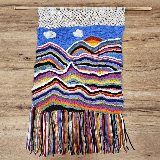 Gomitolorosa 4Arts 2024 Arazzo Arcobaleno