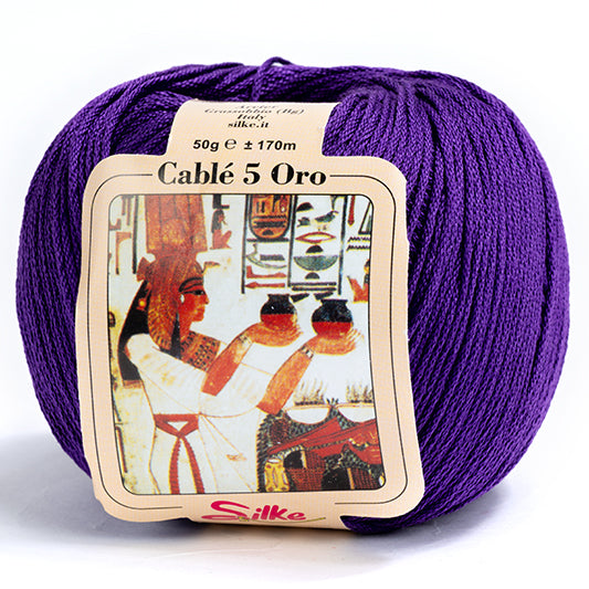 Il Filo di Arianna Cotone Cable 5 filato cotone 50 g tinta unita