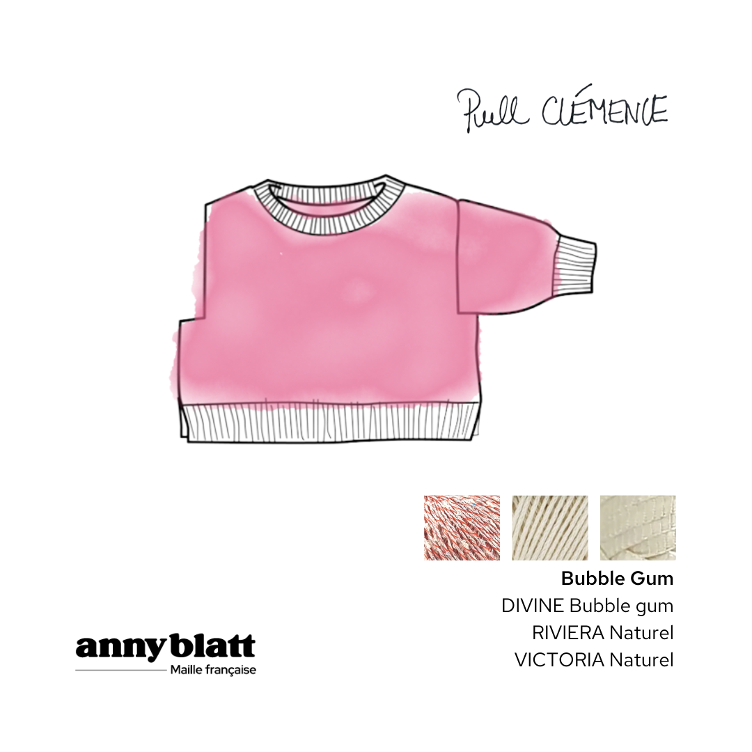 Anny Blatt Divine Clemence kit maglia cotone paillettes