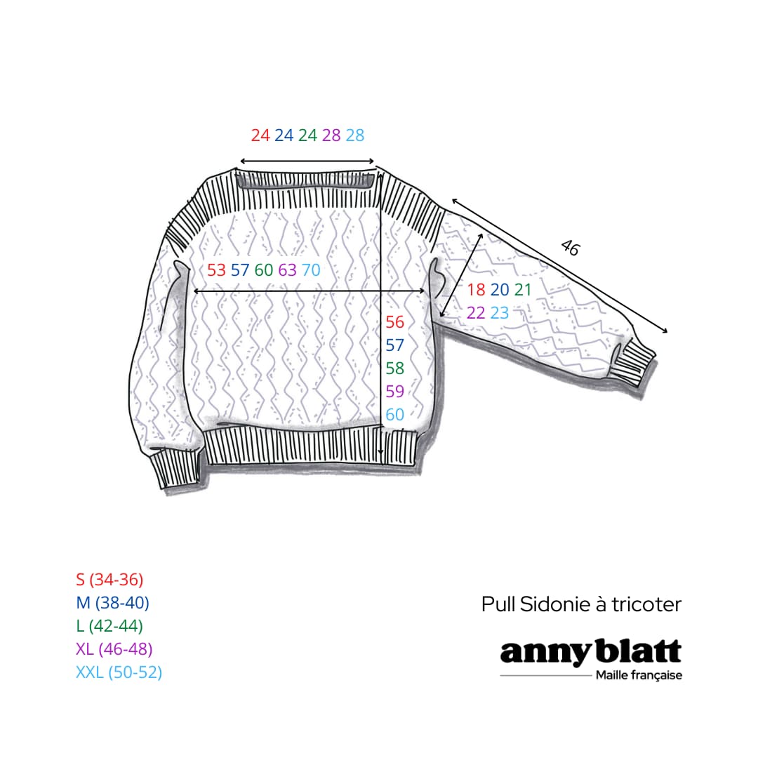 Anny Blatt Sidonie kit maglia mohair taglia M dune