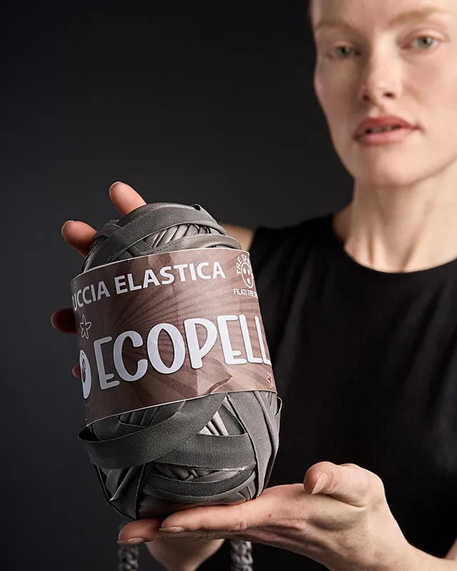 Il Filo di Arianna Waoo fettuccia ecopelle 300g elastica