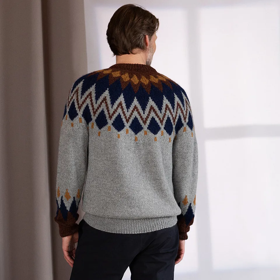 Pascuali Lares Men’s Pullover schema maglione jacquard