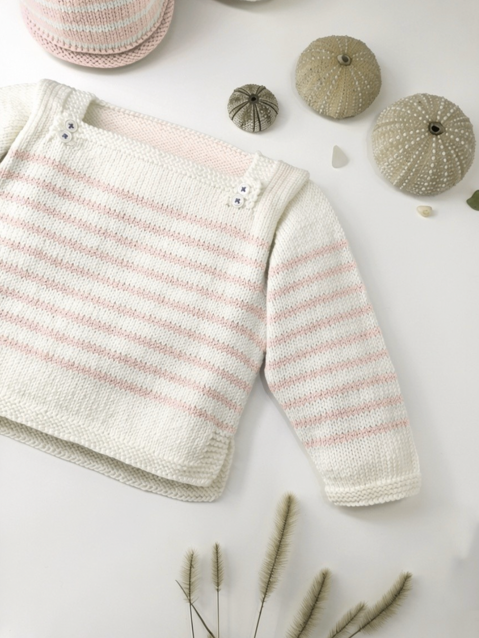 Anny Blatt Yucca kit marinière bebè merino 2
