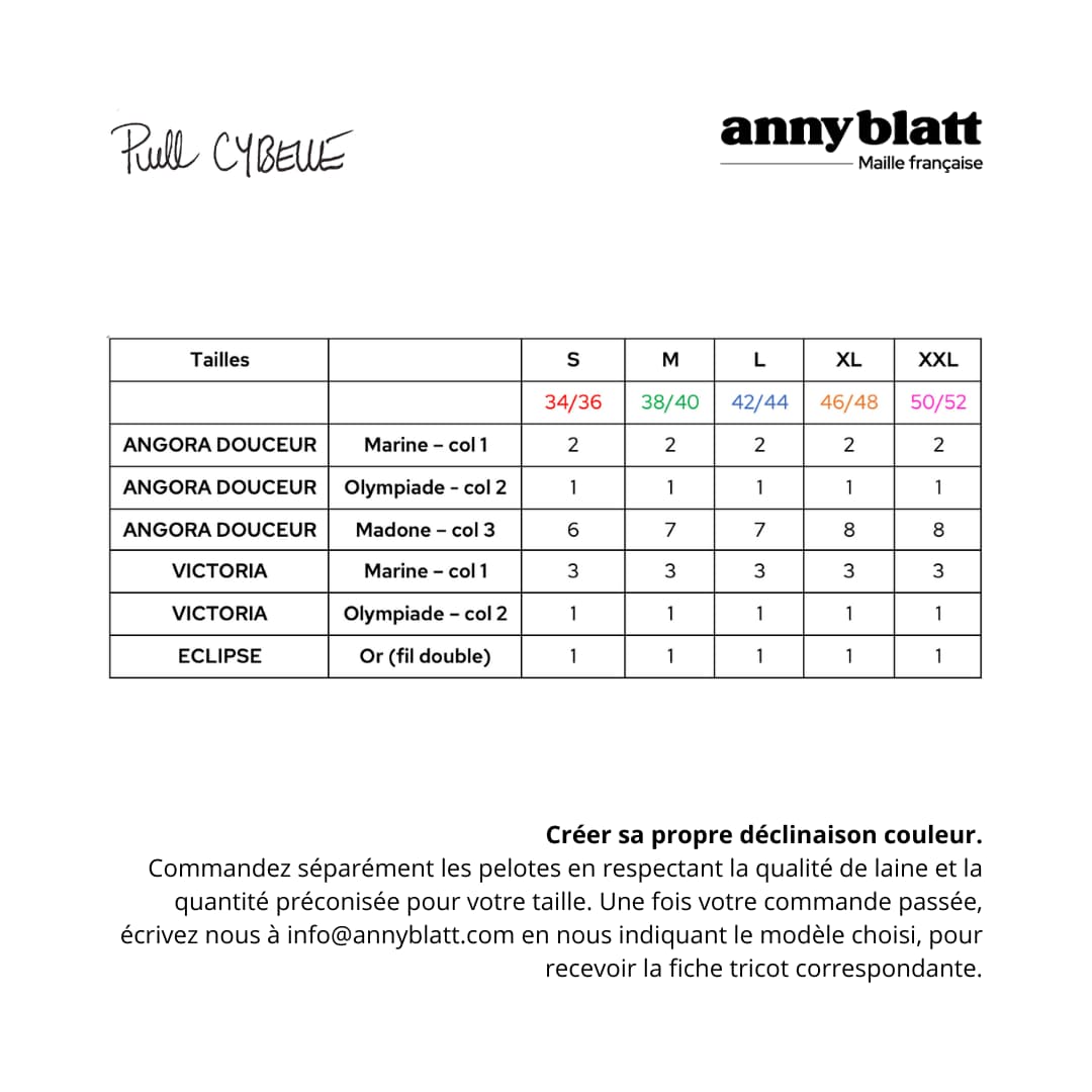 Anny Blatt Cybelle maglione ai ferri kit maglia angora