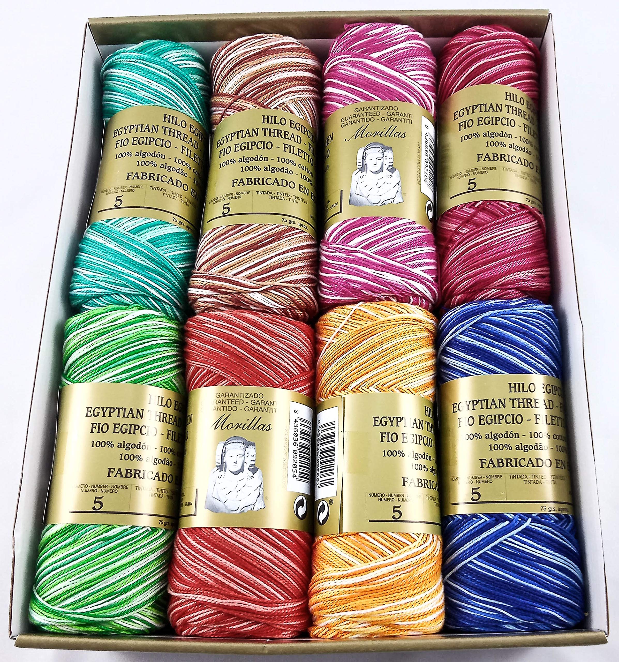Morillas Zepelines Ne 5/2 cotone perlato assortiti 16 gomitoli