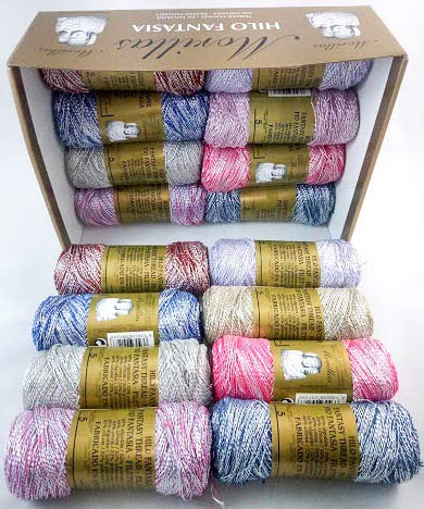 Morillas Zepelines Fantasia N.5 filato lamé scuri 16 gomitoli cotone