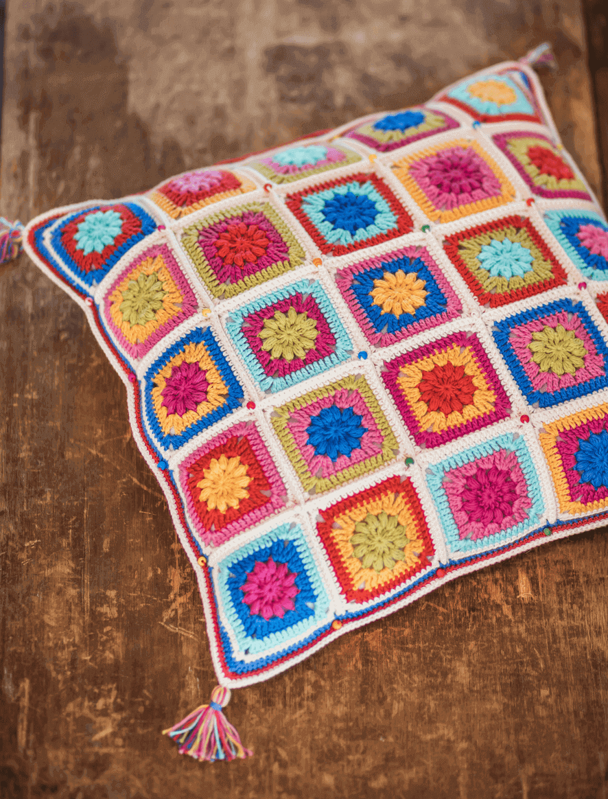 Rosarios4 207 Bohemian Garden schema cuscino