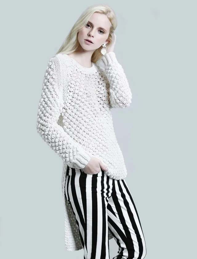 Rosarios4 48 Maglione Tradizione schema maglia donna