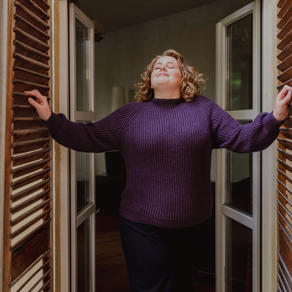 Pascuali Adelita schema pullover raglan lana PDF