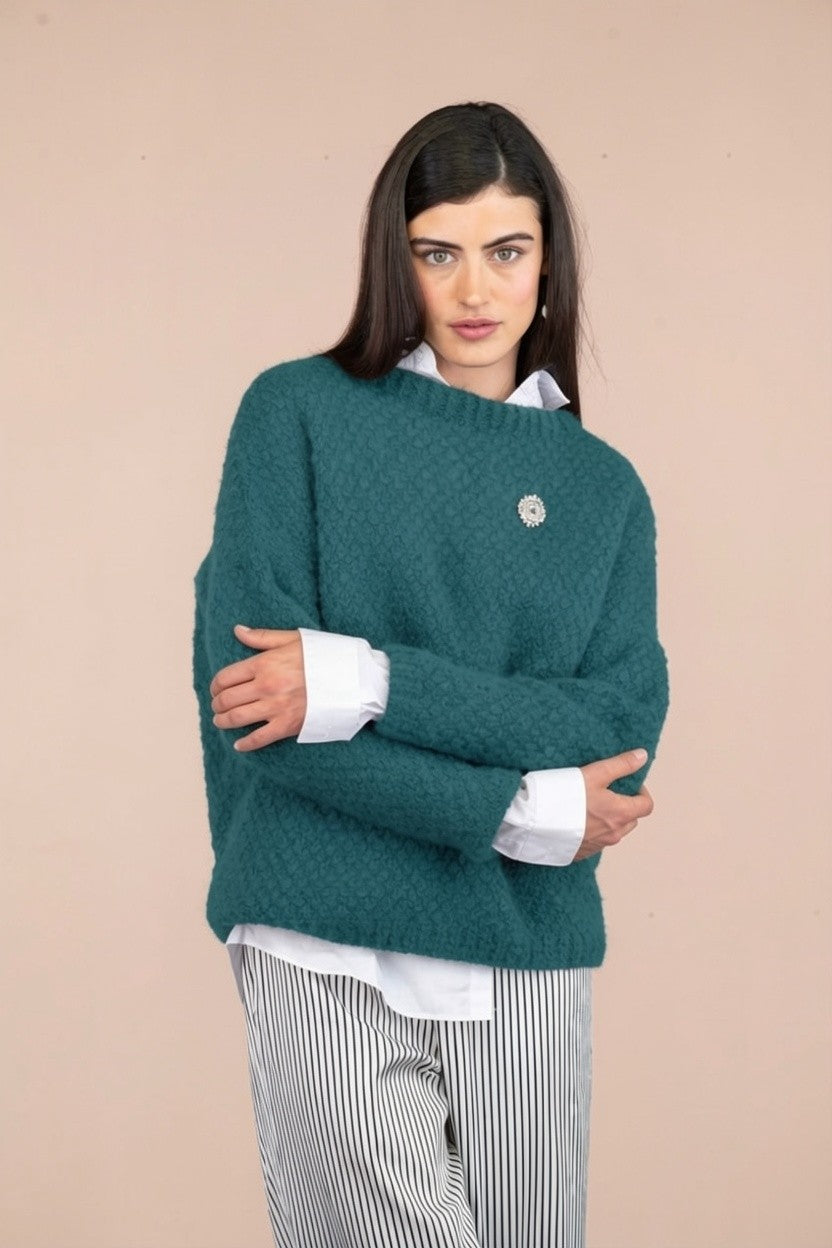 Annyblatt Luna kit maglia pull mohair kid